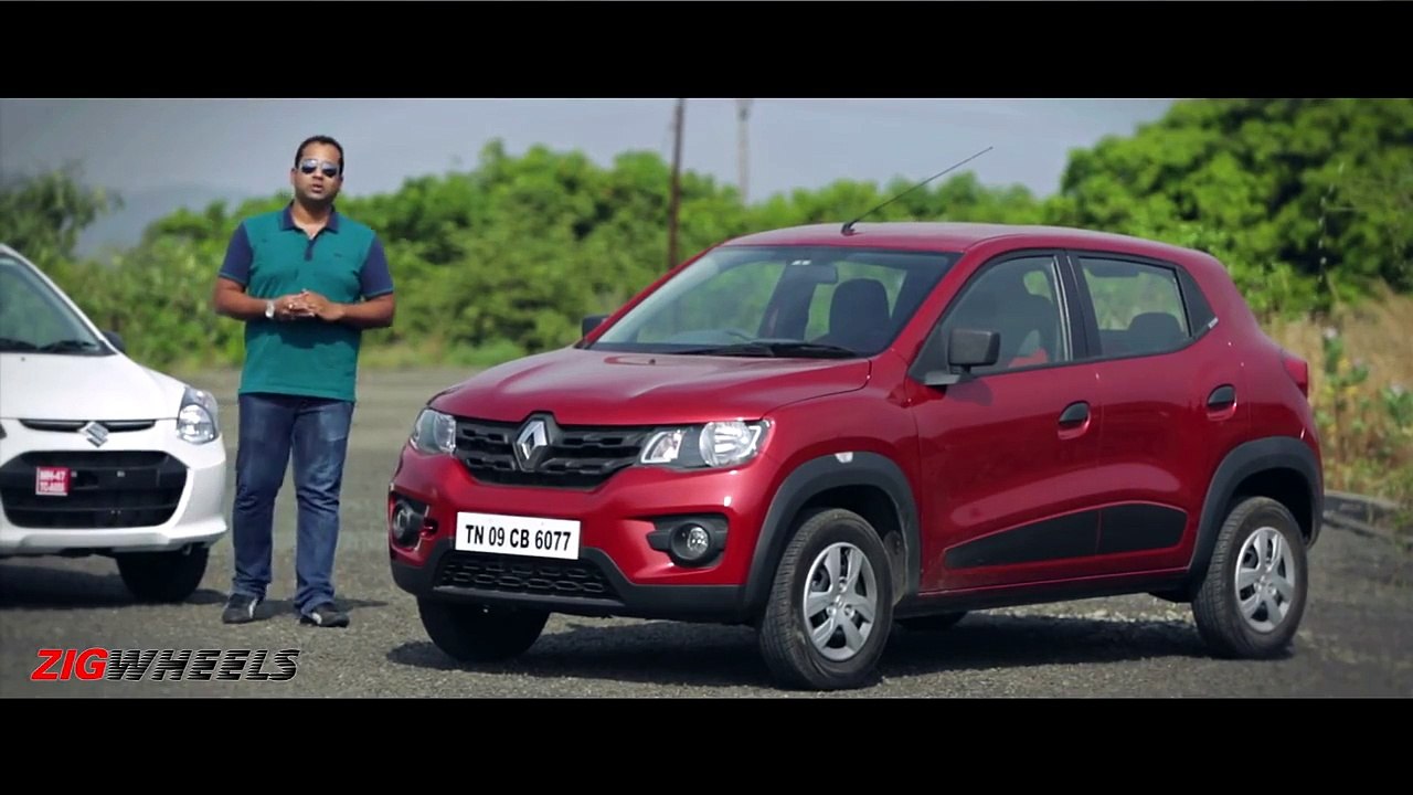 Renault Kwid vs Maruti Suzuki Alto800 _ Entry-level Hatchback Comparison _ ZigWheels