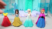 안나 겨울왕국 엘사 안나 Disney Frozen Elsa Dolls Princess Magic Clip Dolls dresses Toy