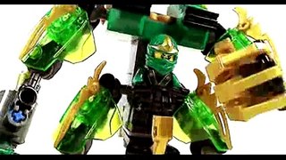 LEGO Ninjago Gold Ninja VS Fire Ninja SUPER MECH BATTLE