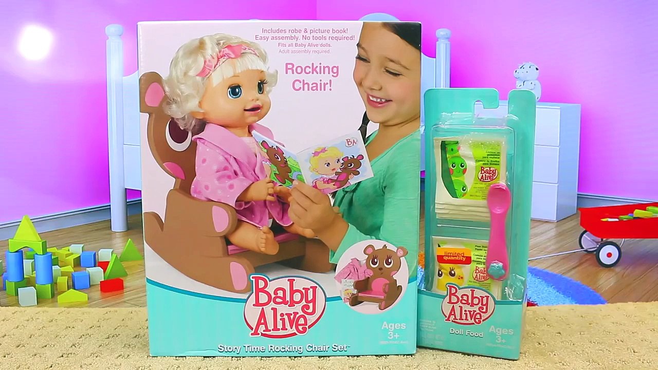 BABY ALIVE Furniture With Story Time Rocking Ch...