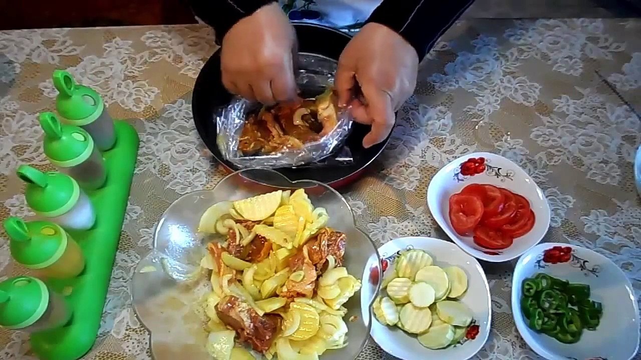 احلى واسرع طاجين مصلى فى الاكياس بلحم الخروف اكلة ساهلة و بنينة - Mousli avec de la viande au four