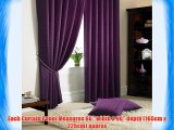 Madison Tape Top Pencil Pleat Lined Curtains Purple 66x90