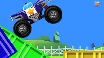 Monster Truck | Truck For Toddlers | Police Monster Truck Stunts