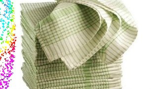 Wonderdry Tea Towels Green 95% cotton 5% polyester. Quantity: 50