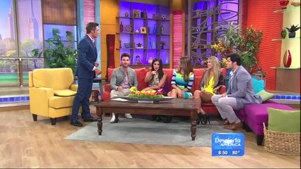 Anabelle Blum Upskirt on ¡Despierta América! 8 11 14