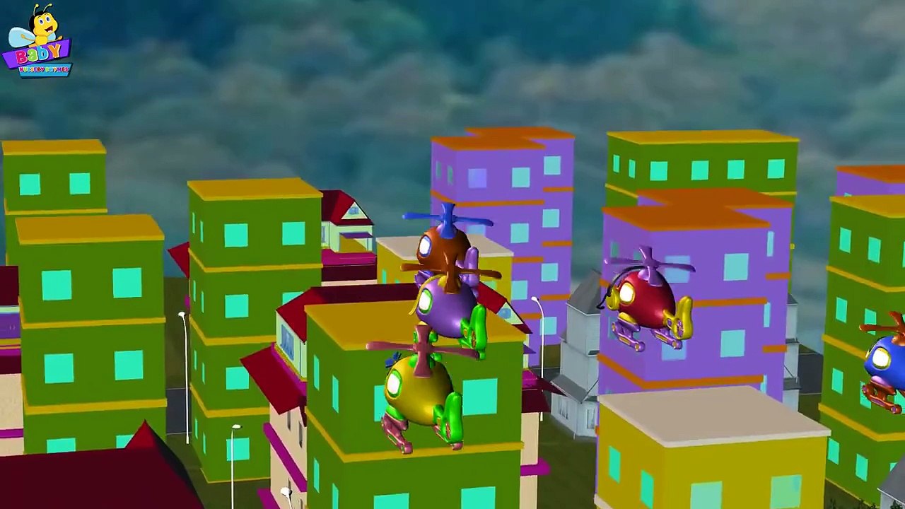 Finger Family | Finger Family Cartoons Helicopter Finger Family Children Nursery Rhymes