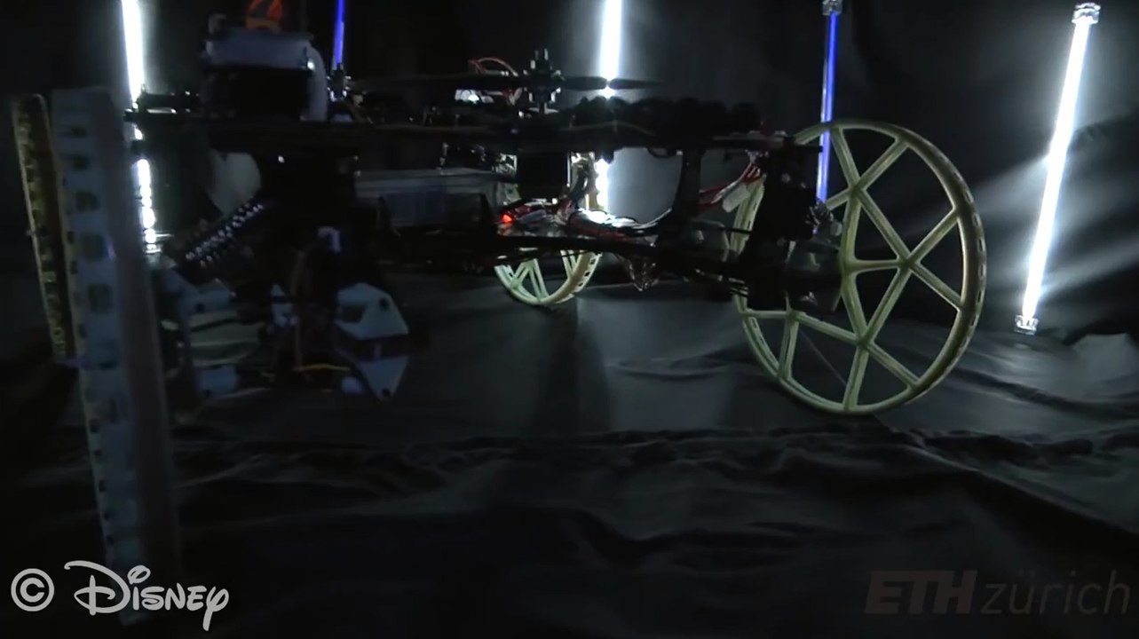 VertiGo - A Wall-Climbing Robot Including Ground-Wall Transition