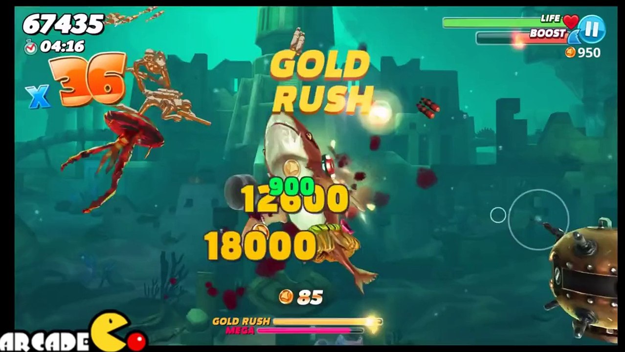 Megalodon Shark Vs Tiger Shark - Arctic Ocean | Hungry Shark World