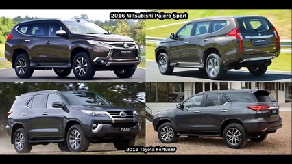 2016 Toyota Fortuner Vs 2016 Mitsubishi Pajero Sport DESIGN!