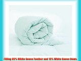13.5 Tog Double Size Bed Pure White Goose Feather and Down Duvet/Quilt