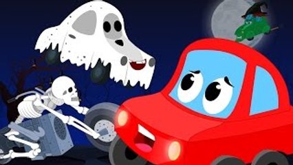Halloween night | Scary Rhyme | Funny Scary Halloween Video | Cars Rhymes and Song