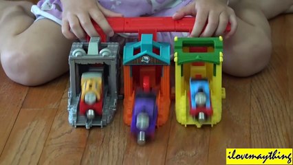 Thomas & Friends: Speedy Launching Thomas, Bill and Charlie Race Time! + Sportbikes