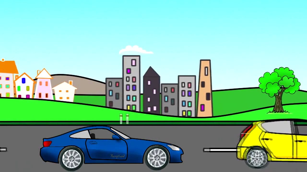 Bajki dla dzieci montaż auta kolory i krztałty auto assembly