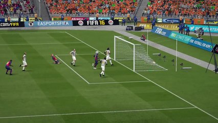 FIFA 16 Clubes Pro 2-0 BAR - ENV, 1ª mitad