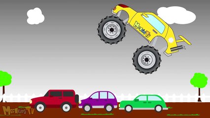 Tractor Transform To Truck - Monster Trucks For Children - Mega Kids Tv