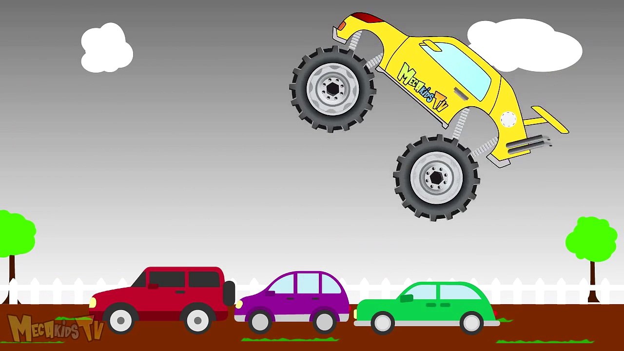 Tractor Transform To Truck - Monster Trucks For Children - Mega Kids Tv