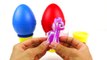surprise egg 3 Giant Surprise Eggs Peppa Pig + Play Doh Mickey Mouse Frozen Disney Toys disney
