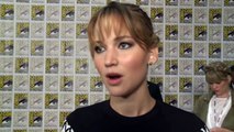 The Hunger Games: Catching Fire Comic-Con Interview - Jennifer Lawrence (2013) HD