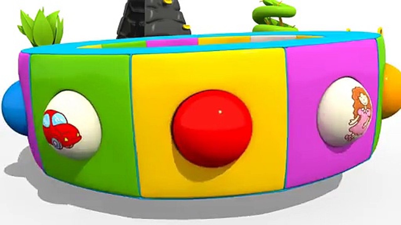 TOYS! Max the Excavator Cartoons & Playground Games! Find the Toys Puzzle