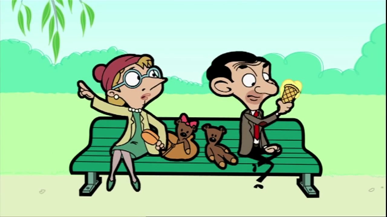 Mr. Bean Irma wants a kiss
