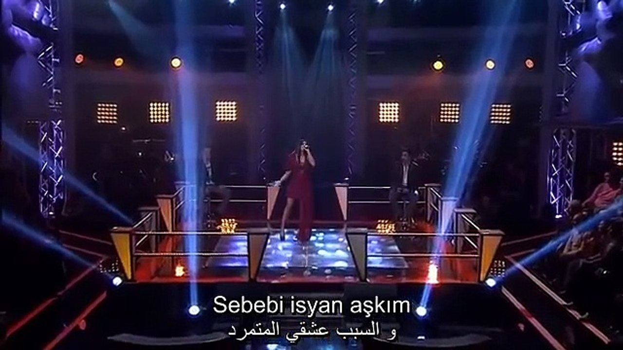 الفتاة التي ابهرت الجميع بغنائها لاغنية حزينة _ برنامج المواهب التركي مترجم