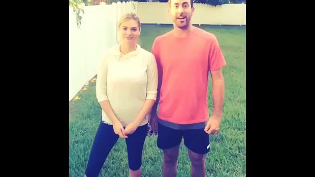 Kate Upton & Justin Verlander – Ice Bucket Challenge