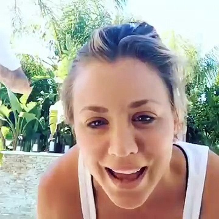 Kaley Cuoco – Ice Bucket Challenge - (August 18, 2014)