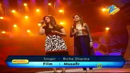 Sugandha Mishra & Richa Sharma in Saregamapa Singing Superstar Dec. 11 '2010