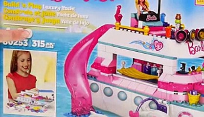 Barbie Luxury Yacht Mermaid Party --- Mega Bloks Barbie Boat Toy Unboxing