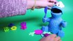 Play Doh Cookie Monster Letter Lunch Mold Cookies Sesame Street Playset Playdoh Toys