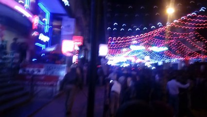 New year 2016 celebration in MG Road bangalore