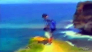 Real Ghost Caught on Tape Jumping off a Cliff ?