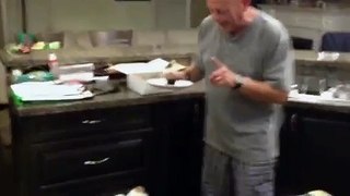 Dog Eats His Chocolate Birthday Cake In One Bite