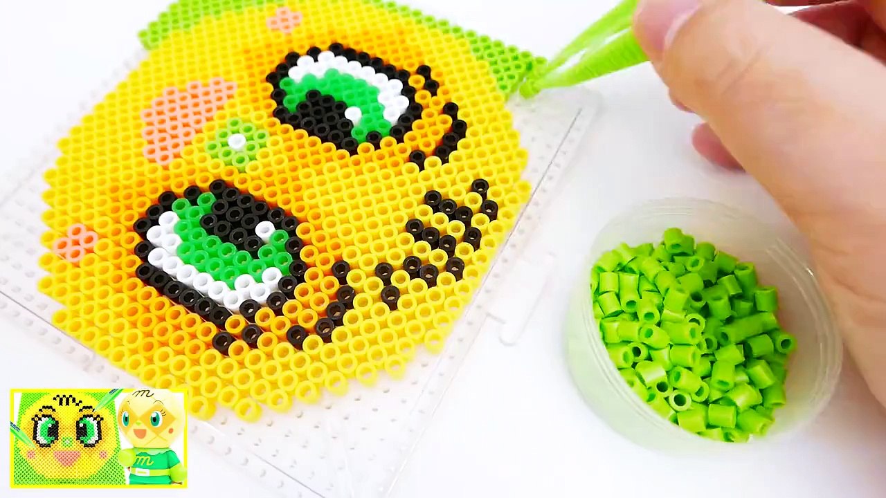 アンパンマンキャラ13人をビーズで描く 超早送りドット絵ダイジェスト編 PPCandy Cha...