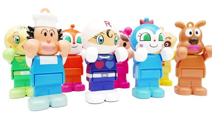 アンパンマンおもちゃアニメ サングラスを外して決め顔バトル PPCandy Channel Anpanman Toy Anime Battle