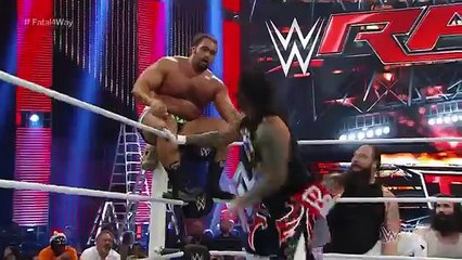 16 Man Elimination Fatal 4 Way Elimination Tag Team Match Raw December 7 2015