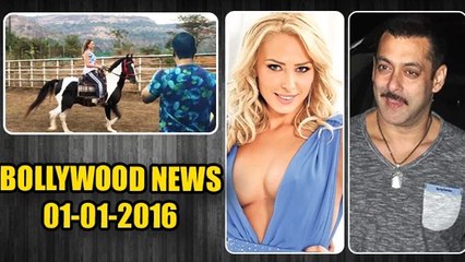 Salman Khan Training Girlfriend Iulia Vantur Horse Riding At His Farmhouse | 01st Jan 2016