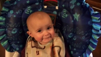 Emotional baby! Too cute!