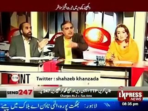 Fight btw PTI Imran Ismail & PML-N Siddiqui Al Farooq during Shahzeb Khanzada talk show