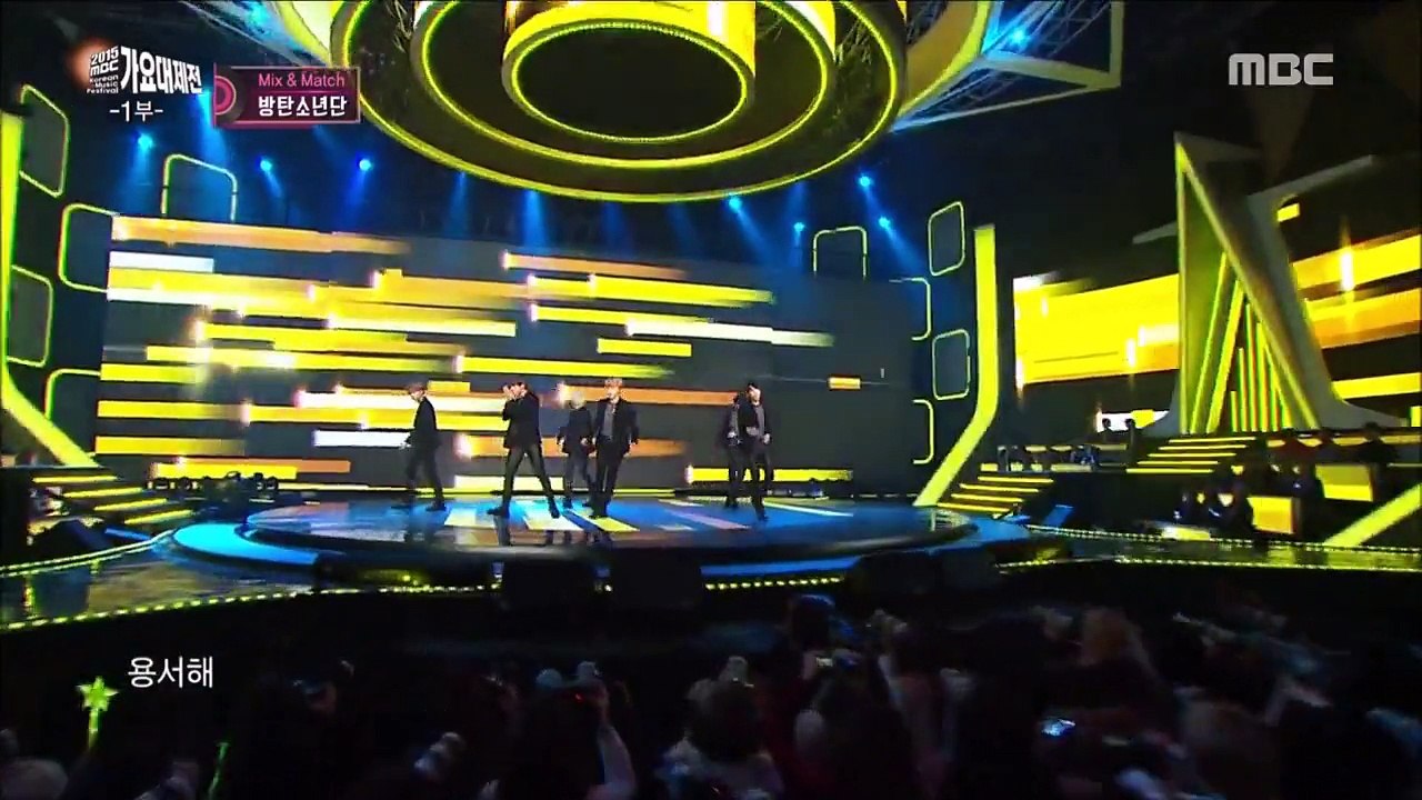 BTS at MBC Gayo iNeedYou+RUN+ Fancam with GOT7