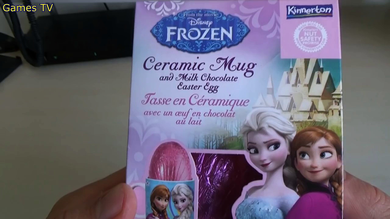 Disney Disney Frozen Mug Milk Chocolate Easter Egg – Frozen Surprise Eggs Toys Disney