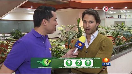 Sebastian Ruli protagonizará Como tres gotas de agua