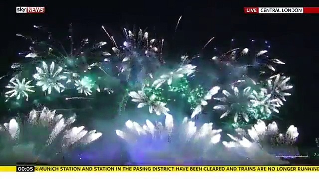 London Fireworks New Year Eve 2016