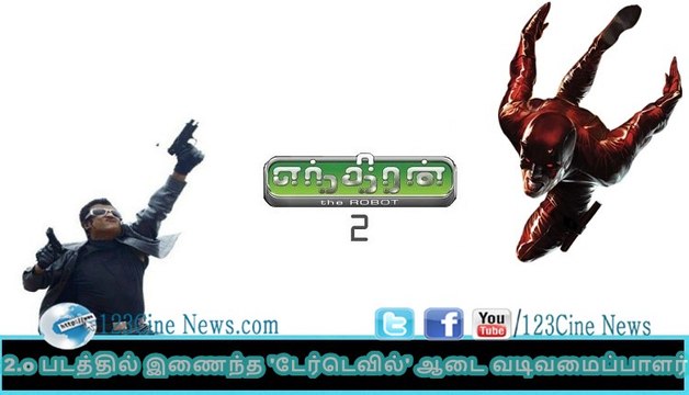 Daredevil cosutme designer joins 2.o| 123 Cine news | Tamil Cinema news Online