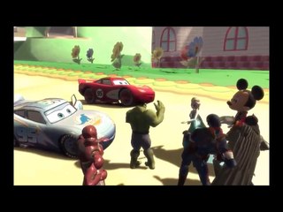 Hulk IronMan Batman Topolino e Capitan America Ballano l alfabeto italiano per bambini -