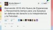 Pdte. Maduro envía mensaje de año nuevo a través de Twitter