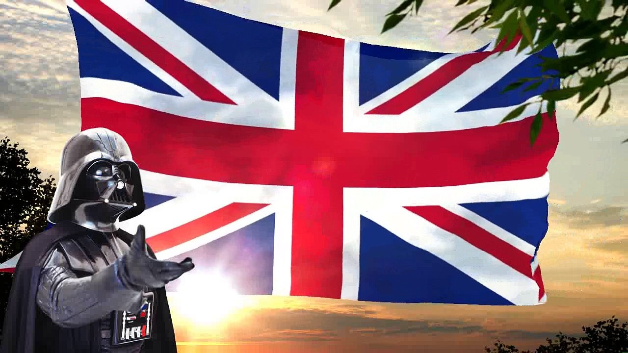 Darth Vader sings the National Anthem of the United Kingdom