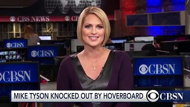 Mike Tysons hoverboard fail and fall