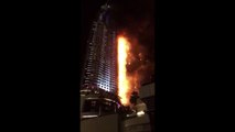 Incendie d'un gratte-ciel à Dubaï