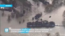 Southern states brace for flooding as overflowing Midwest rivers recede